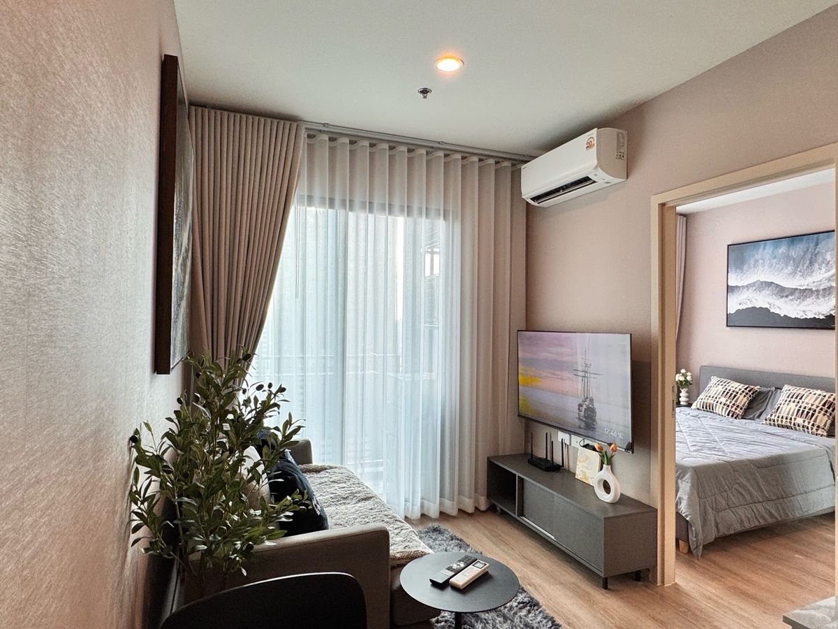 ให้เช่าคอนโดพระราม 9 เพชรบุรีตัดใหม่ RCA : ปล่อยเช่า Nue District R9 ชั้นสูง วิวสวย
