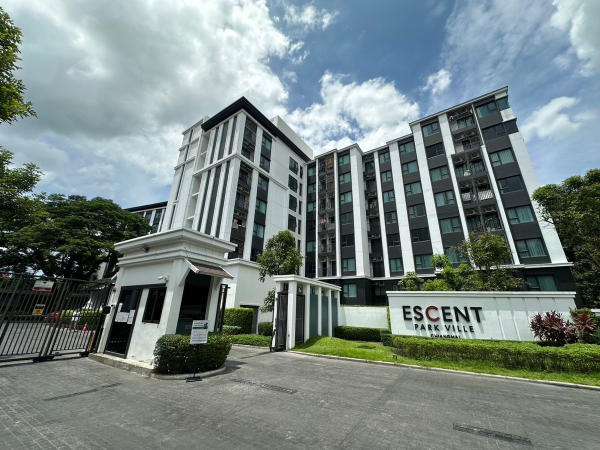 ขายคอนโดเชียงใหม่ : 🏢ขายคอนโด Escent Park Ville เชียงใหม่ – ติดเซ็นทรัลเฟส ทำเลทอง พร้อมอยู่ วิวต้นไม้ 🌳
