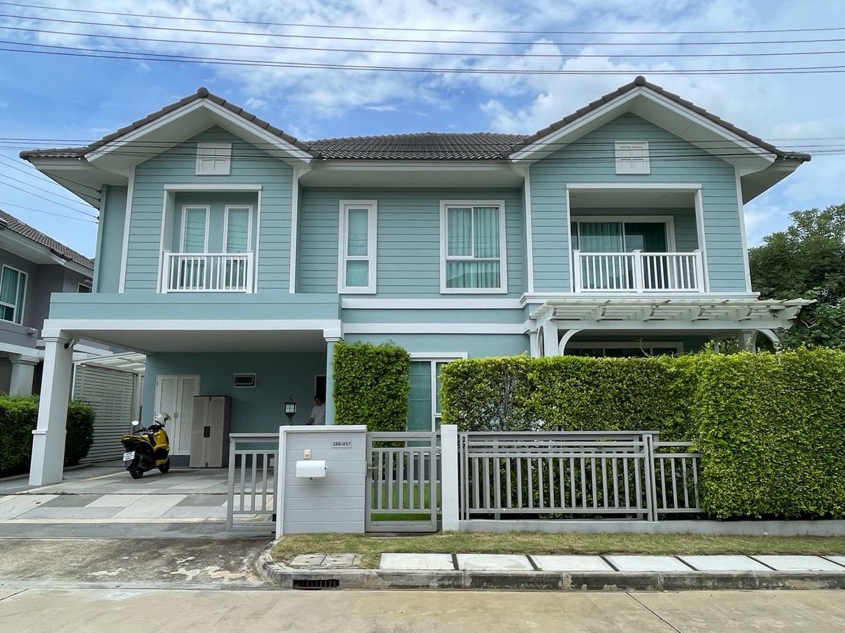 บ้านนวมินทร์ รามอินทรา : ขาย/ให้เช่า บ้านเดี่ยว บุราสิริ ปัญญาอินทรา บ้านสวยรีโนเวทใหม่มีห้องน้ำส่วนตัว หลังมุม