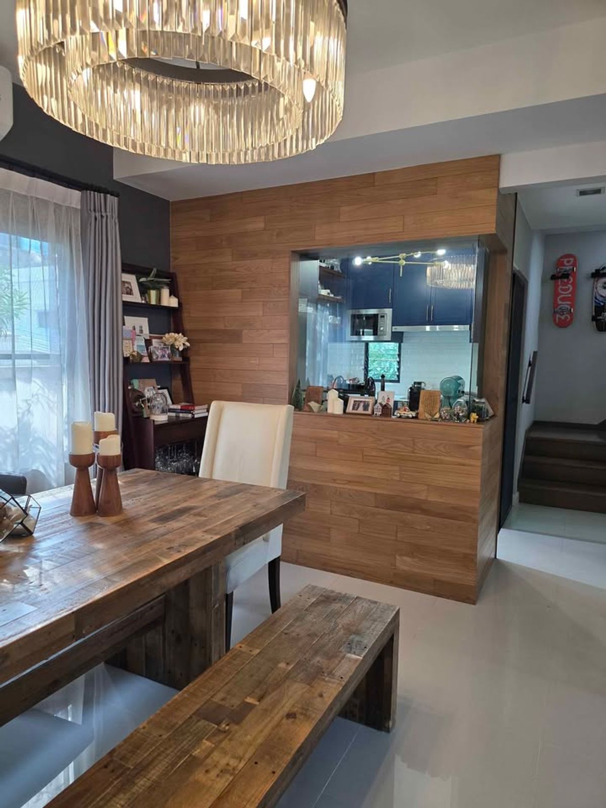 For RentHouseBangna, Bearing, Lasalle : K-6429 Urgent rent! Detached house, Manthana Bangna, Km. 7, ready to live with a Jacuzzi. Near Mega Bangna