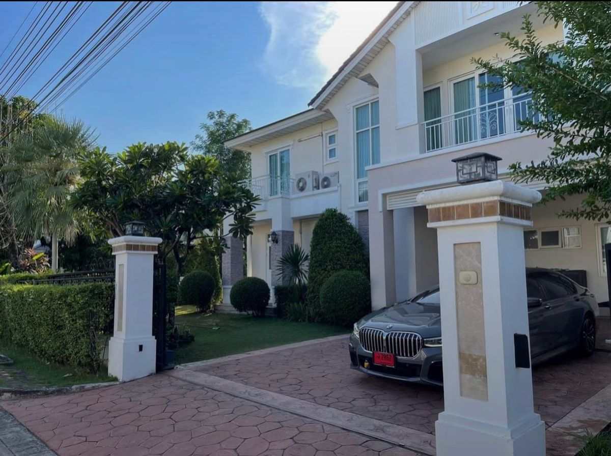 ให้เช่าบ้านลาดกระบัง สุวรรณภูมิ : 🔥Rent Private House🔥Perfect Place Masterpiece Rama9🔥3BR 4BR🔥95,000/month
