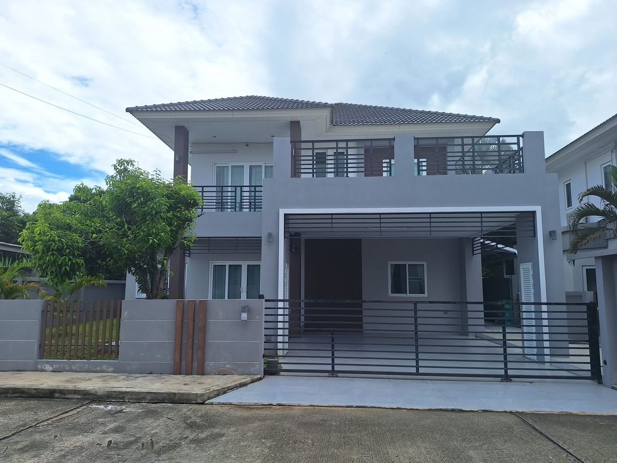 For RentHouseChiang Mai : FOR RENT – Corner House at Sansaran Village, Chiang Mai (Modchic Design)