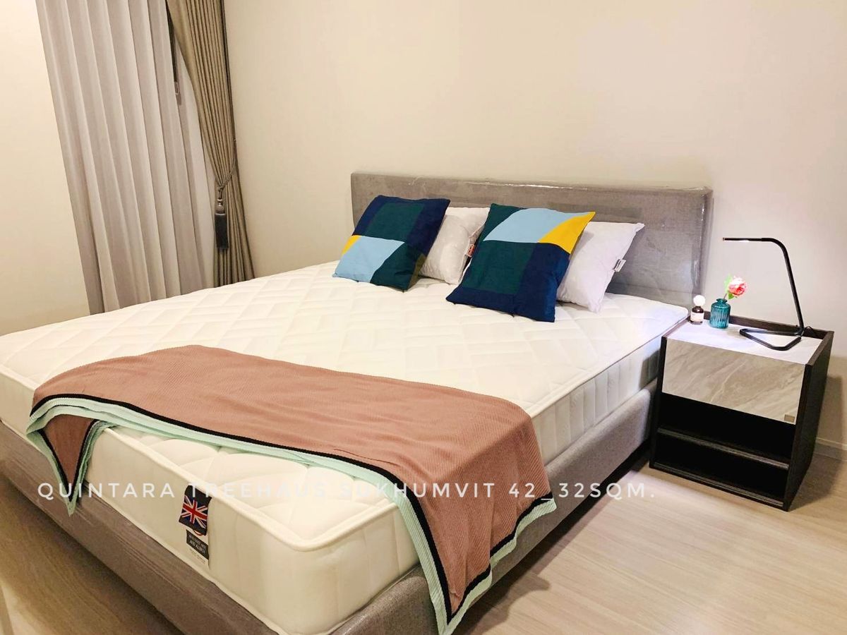 ให้เช่าคอนโดสุขุมวิท อโศก ทองหล่อ : Room for RENT, 1 bedroom 1 kitchen at Quintara Treehaus Sukhumvit 42 near BTS Ekkamai good location