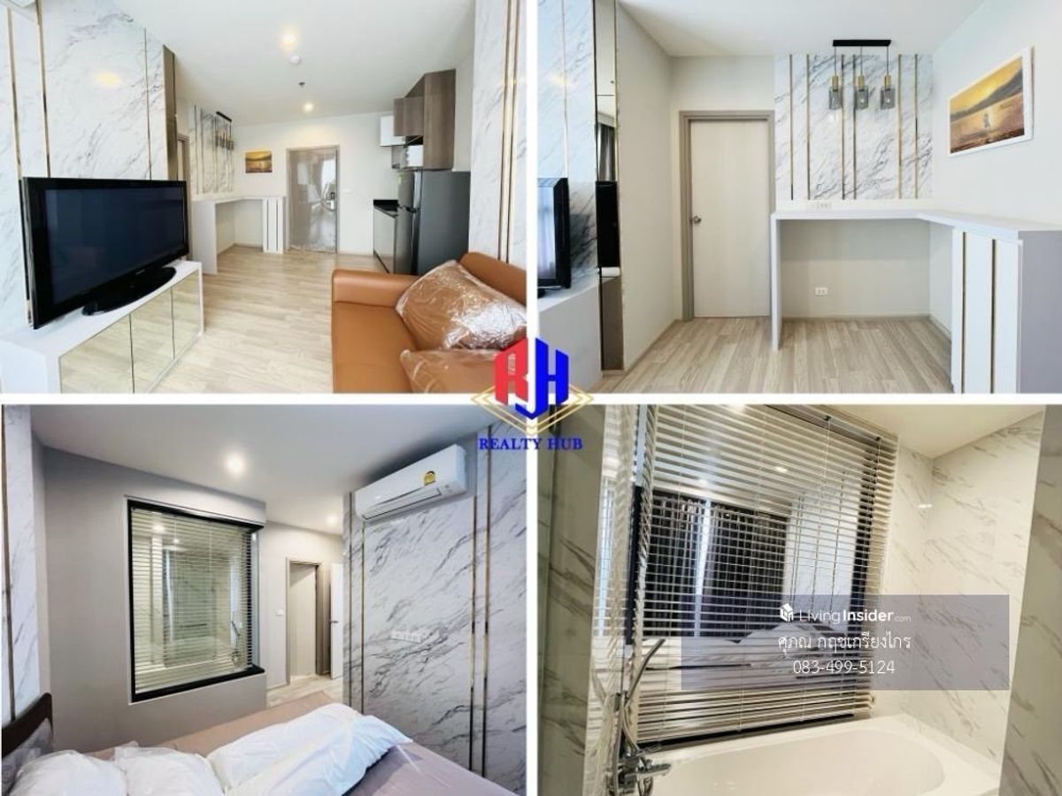 For RentCondoBangna, Bearing, Lasalle : Condo for rent, ID Omobi Sukhumvit-East Point The new room has just been completed, never near BTS Bangna.