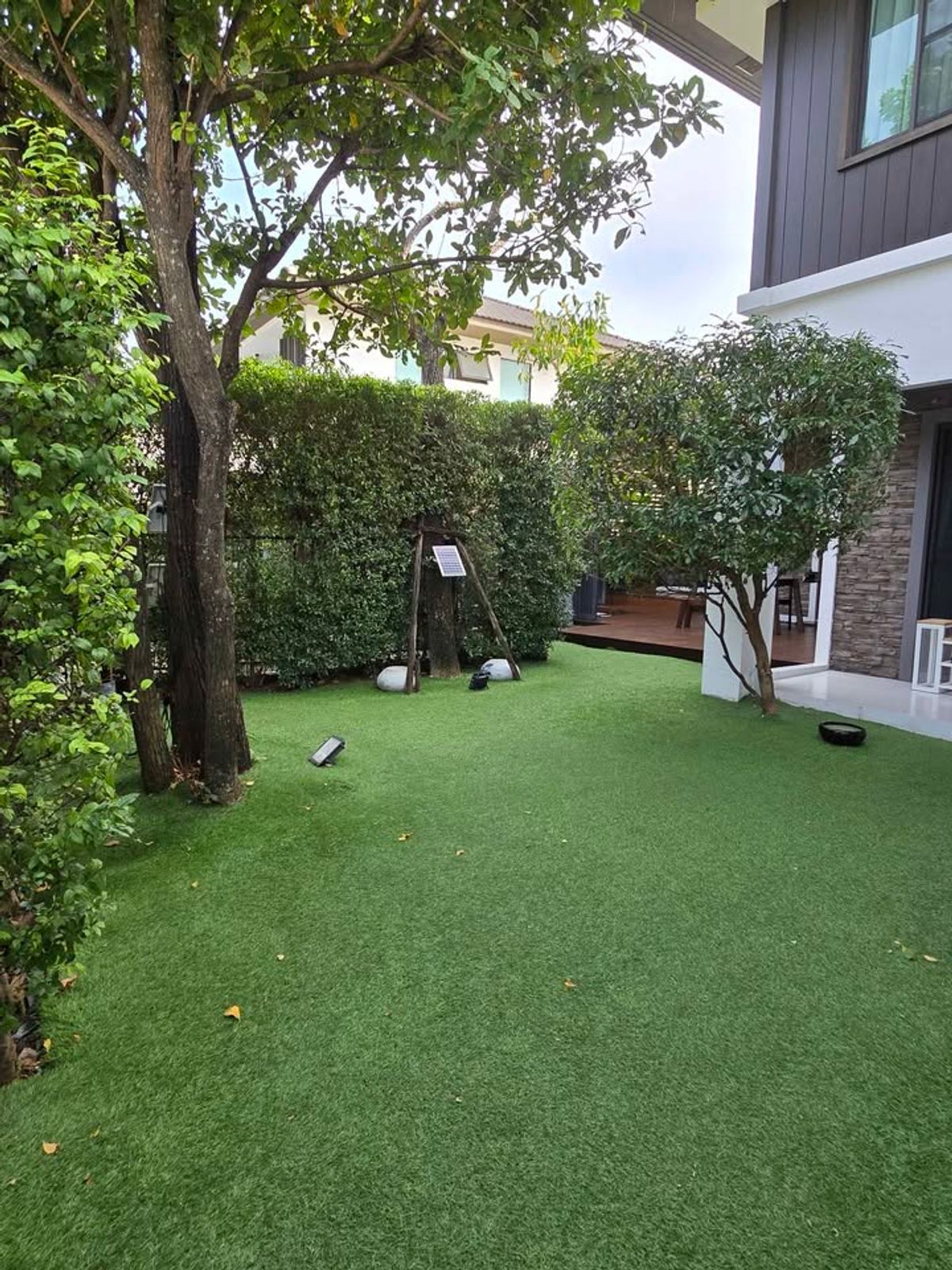 For RentHouseBangna, Bearing, Lasalle : K-6429 Urgent rent! Detached house, Manthana Bangna, Km. 7, ready to live with a Jacuzzi. Near Mega Bangna