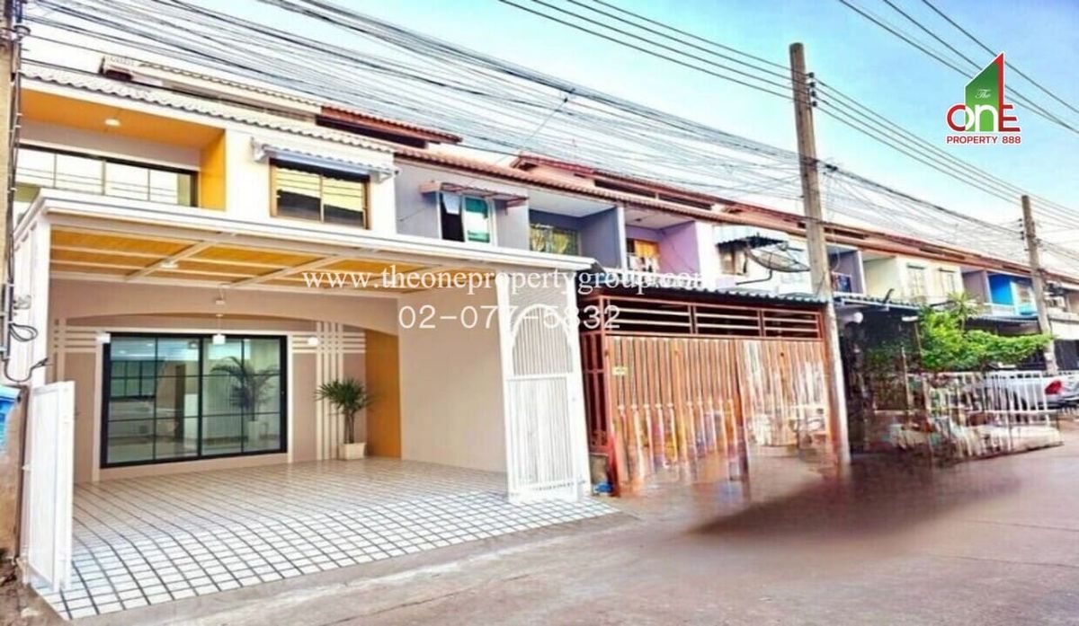 ขายทาวน์โฮมนนทบุรี บางใหญ่ บางบัวทอง : ทาวน์เฮ้าส์ 2 ชั้น ม.รสสุคนธ์ ซ.วัดลาดปลาดุก ถ.กาญจนาภิเษก ต.บางคูรัด บางบัวทอง นนทบุรี