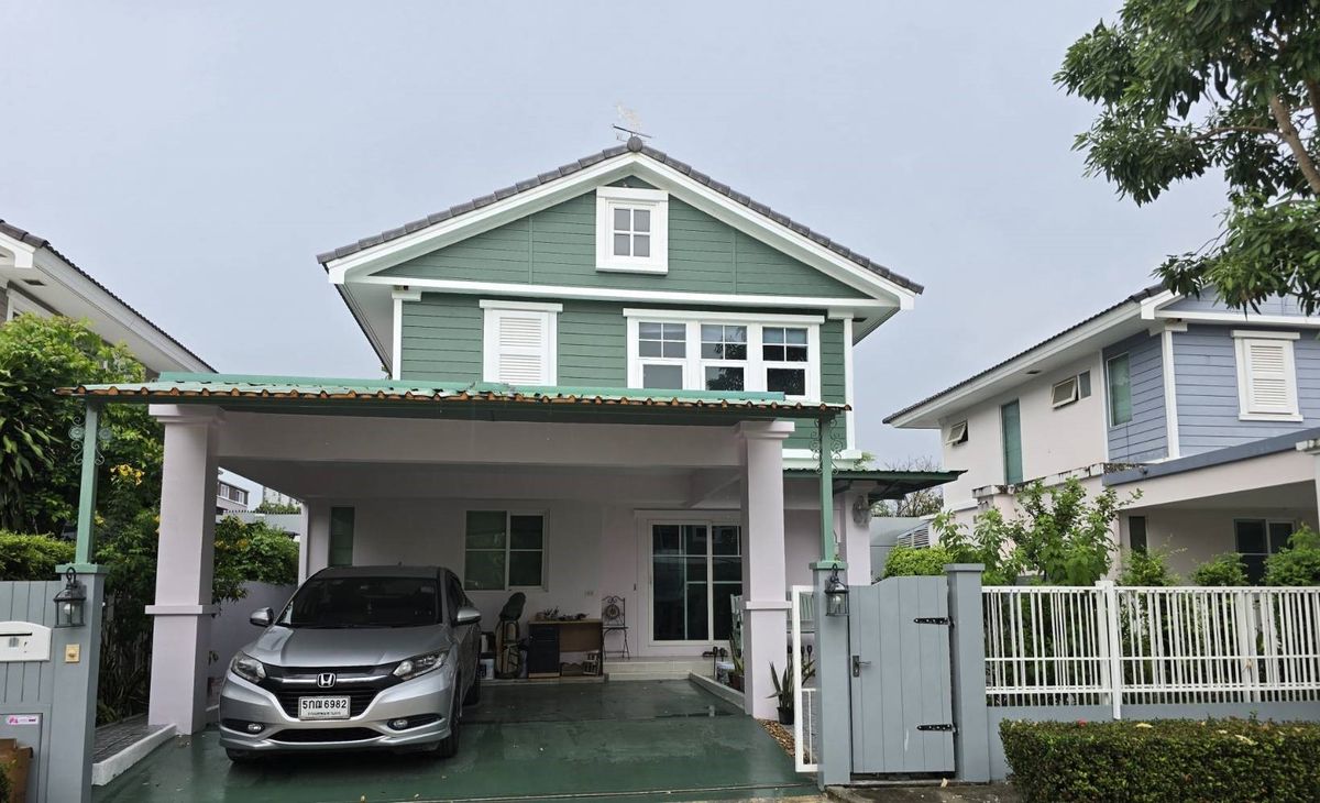 For RentHouseBangna, Bearing, Lasalle : House for rent Chaiyaphruek Bangna Km.7 near Mega Bangna fully furnished