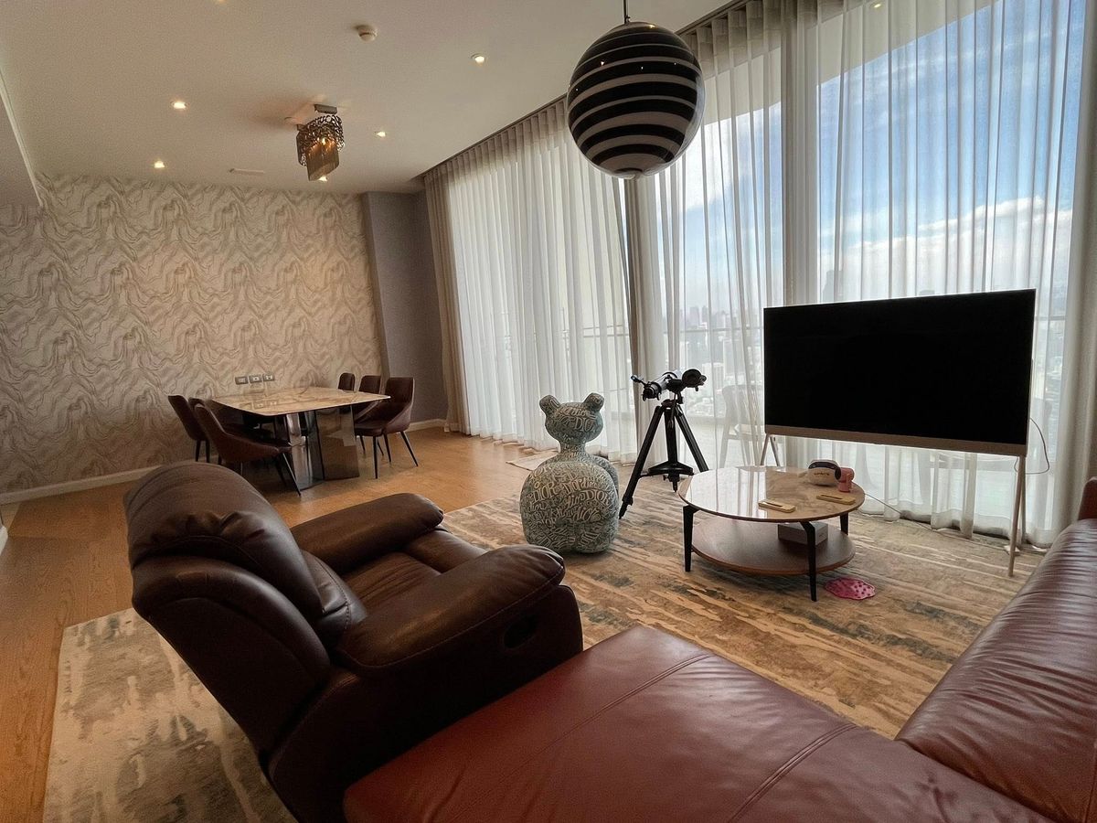 ให้เช่าคอนโดวงเวียนใหญ่ เจริญนคร : ✨Luxury condo for rent Magnolia Waterfront Residence ICON Siam✨ (4bedroom)