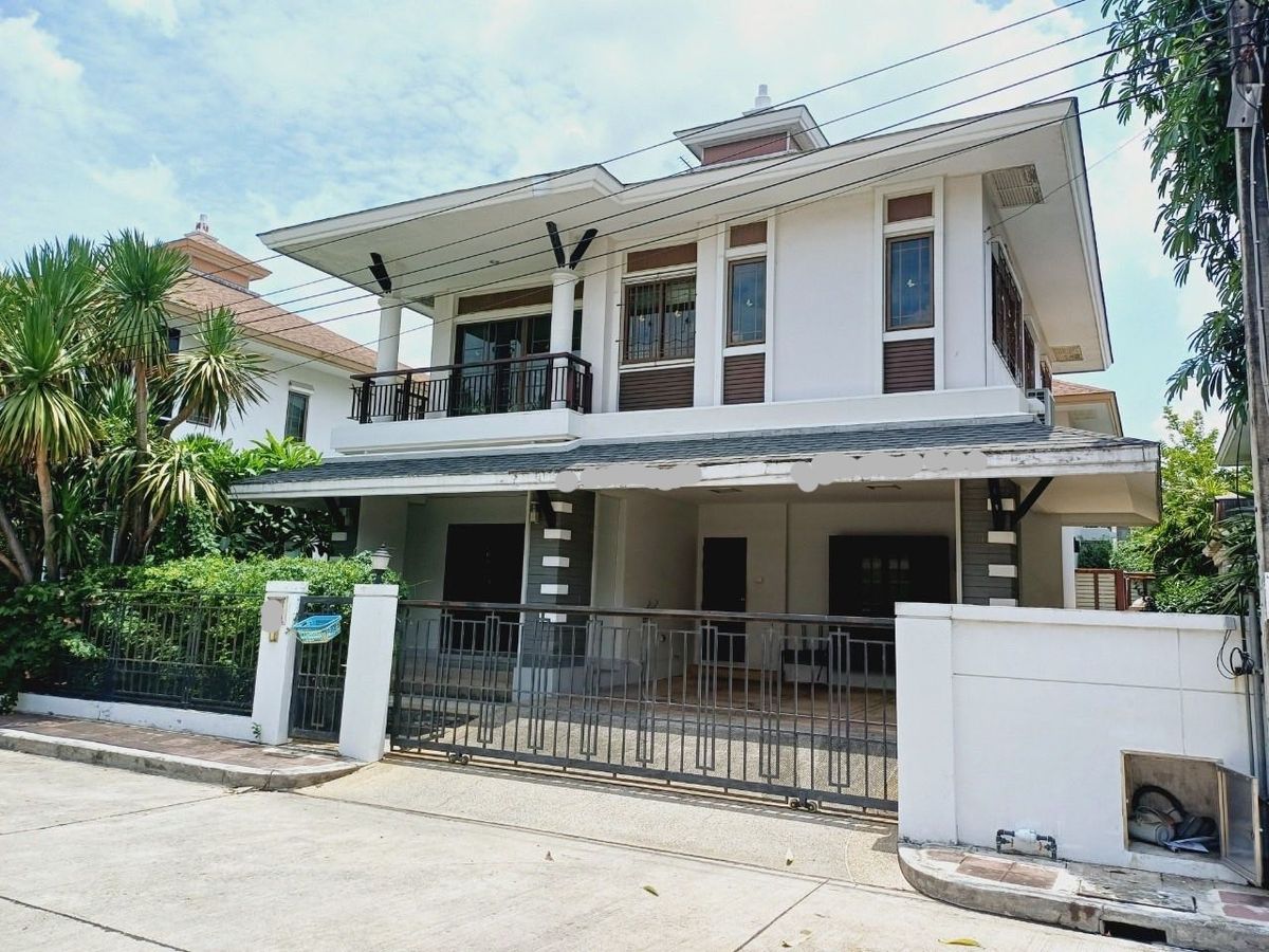 For RentHouseBang Sue, Wong Sawang, Tao Pun : house with 4-bedroom, the village is opposite Dhurakij Pundit University, fully furnished