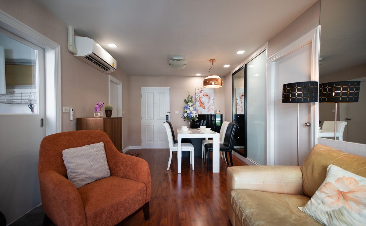 For RentCondoSukhumvit, Asoke, Thonglor : 🔥For urgent rent🔥Condo One Thonglor, newly decorated room, fully furnished, ready to move in, near BTS Phrom Phong❗