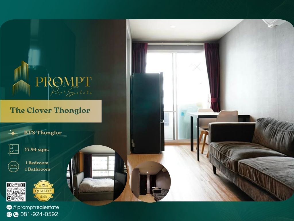ให้เช่าคอนโดสุขุมวิท อโศก ทองหล่อ : ST13294 - The Clover Thonglor :  เดอะ โคลเวอร์ ทองหล่อ - BTS Thonglor/ DONKI Mall Thonglor/ Samitivej Sukhumvit Hospital