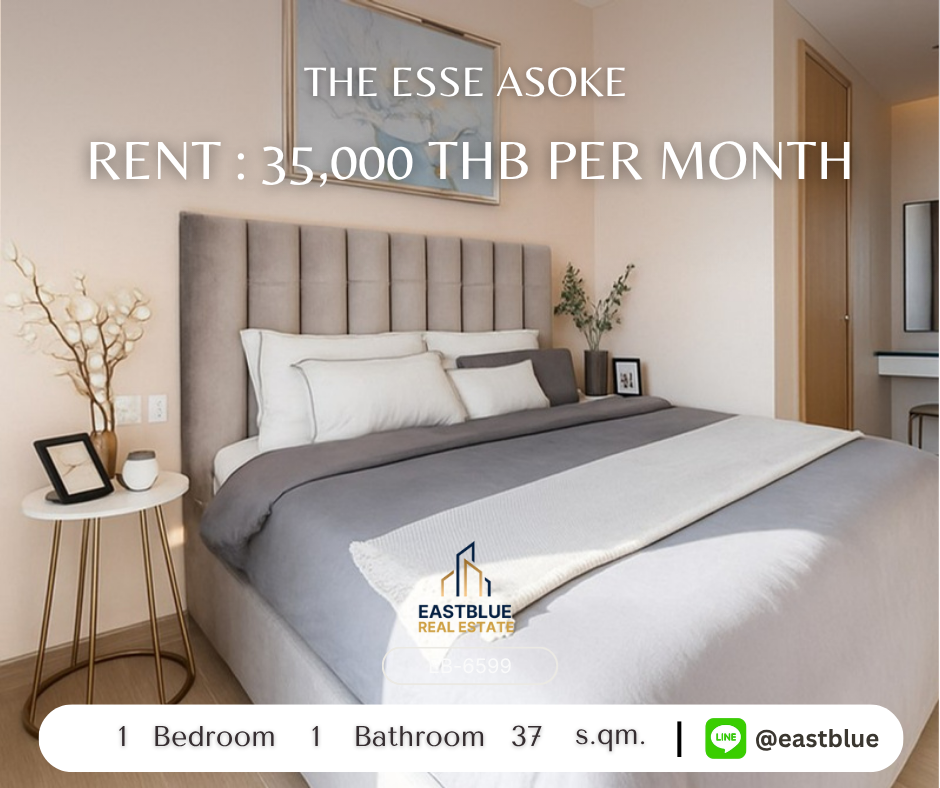 For RentCondoSukhumvit, Asoke, Thonglor : เช่าคอนโดสุดหรู The Esse Asoke ทำเลใจกลางเมือง พร้อมวิวสวยและสิ่งอำนวยความสะดวกครบครัน!
