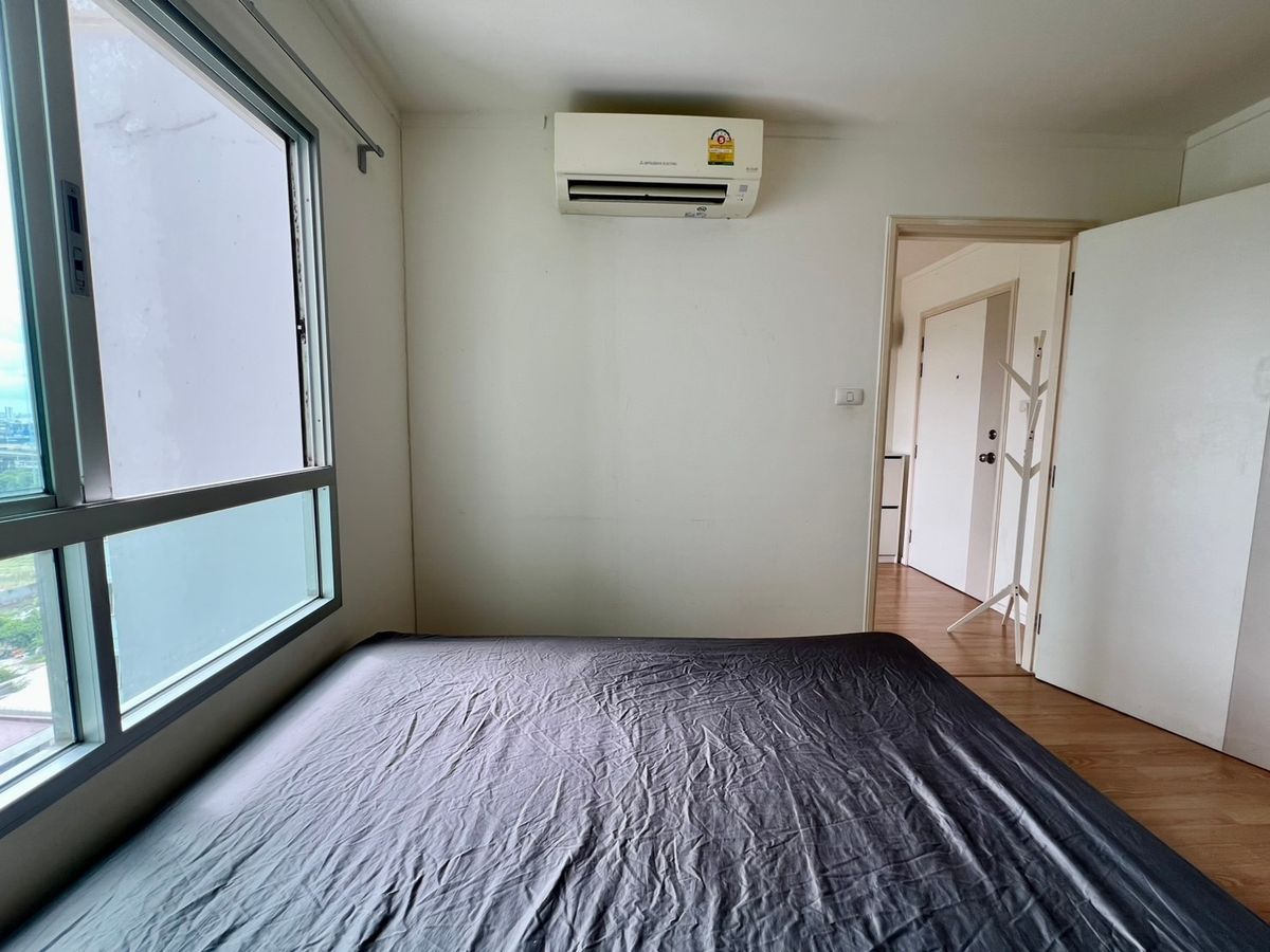 For RentCondoBangna, Bearing, Lasalle : Lumphini Mega Condo for rent, Mega City Bangna, Building C, Floor 14, Bedroom Barrier, Solid Wall Block, Expressway 26.5 sq.m. 7,000/month