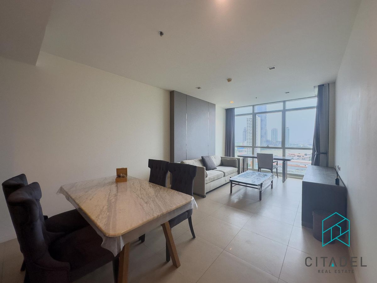 ให้เช่าคอนโดวงเวียนใหญ่ เจริญนคร :  The River by Raimon Land - Riverview, Cozy 1 Bed Condo for Rent