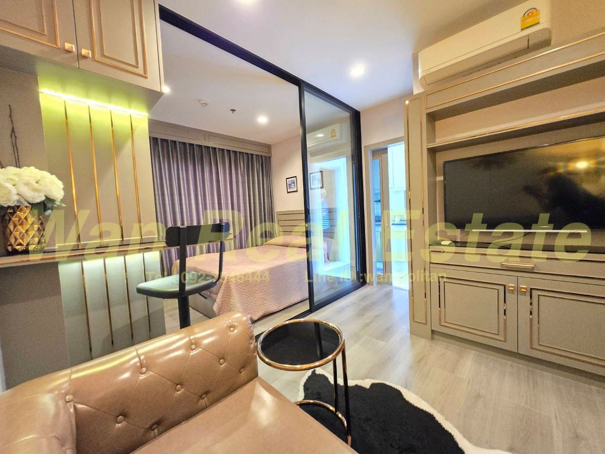 ให้เช่าคอนโดรัตนาธิเบศร์ สนามบินน้ำ พระนั่งเกล้า : ให้เช่า politan rive ตกแต่งสวยสุด วิวแม่น้ำ ชั้น 24 ขนาด 25 ตร.ม. ครบพร้อมอยู่