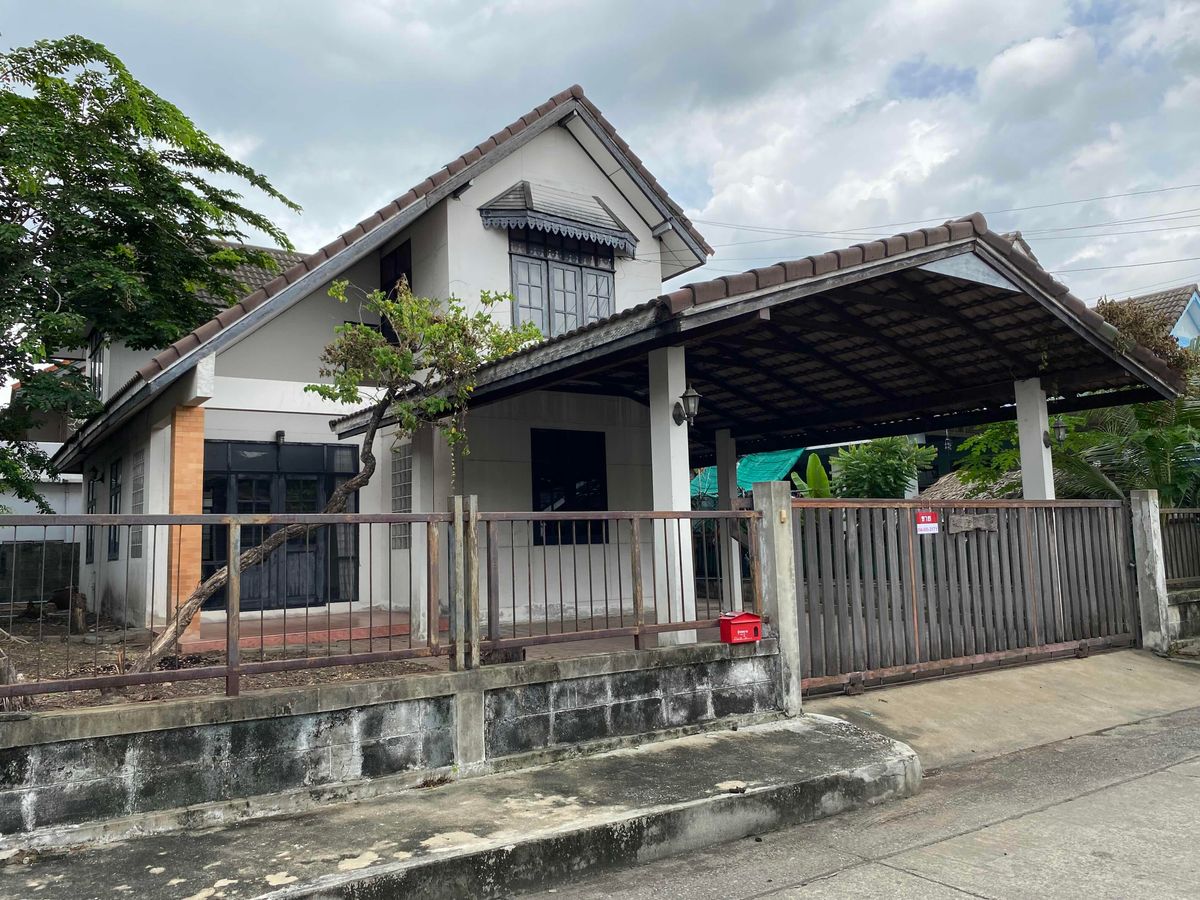 ขายบ้านแจ้งวัฒนะ เมืองทอง : ขายบ้านเดี่ยว 2 ชั้น 63 ตารางวา หมู่บ้านประชาชื่น ถ.สามัคคี ปากเกร็ด