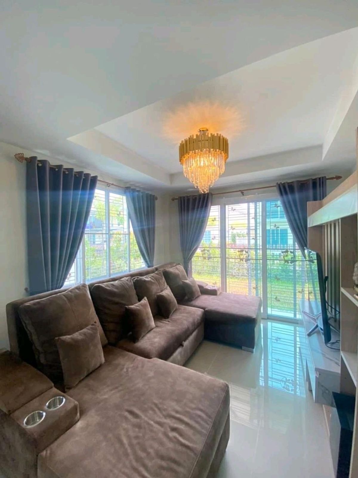 For RentPhutthamonthon, Salaya : Diamond Ville Village, Salaya, near Mahidol University, rent 15000 baht per month