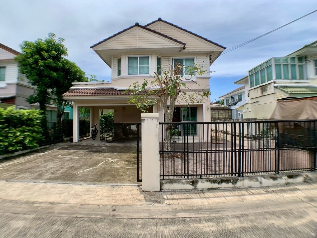 ขายบ้านแจ้งวัฒนะ เมืองทอง : ขายบ้านเดี่ยว  พฤกษ์ลดา ติวานนท์ - ราชพฤกษ์ 3 นอน 2 น้ำ ขนาด 54.9  ตร.ว เทพื้นปูนรอบตัวบ้าน ทำเล ติดถนนใหญ่ 345 