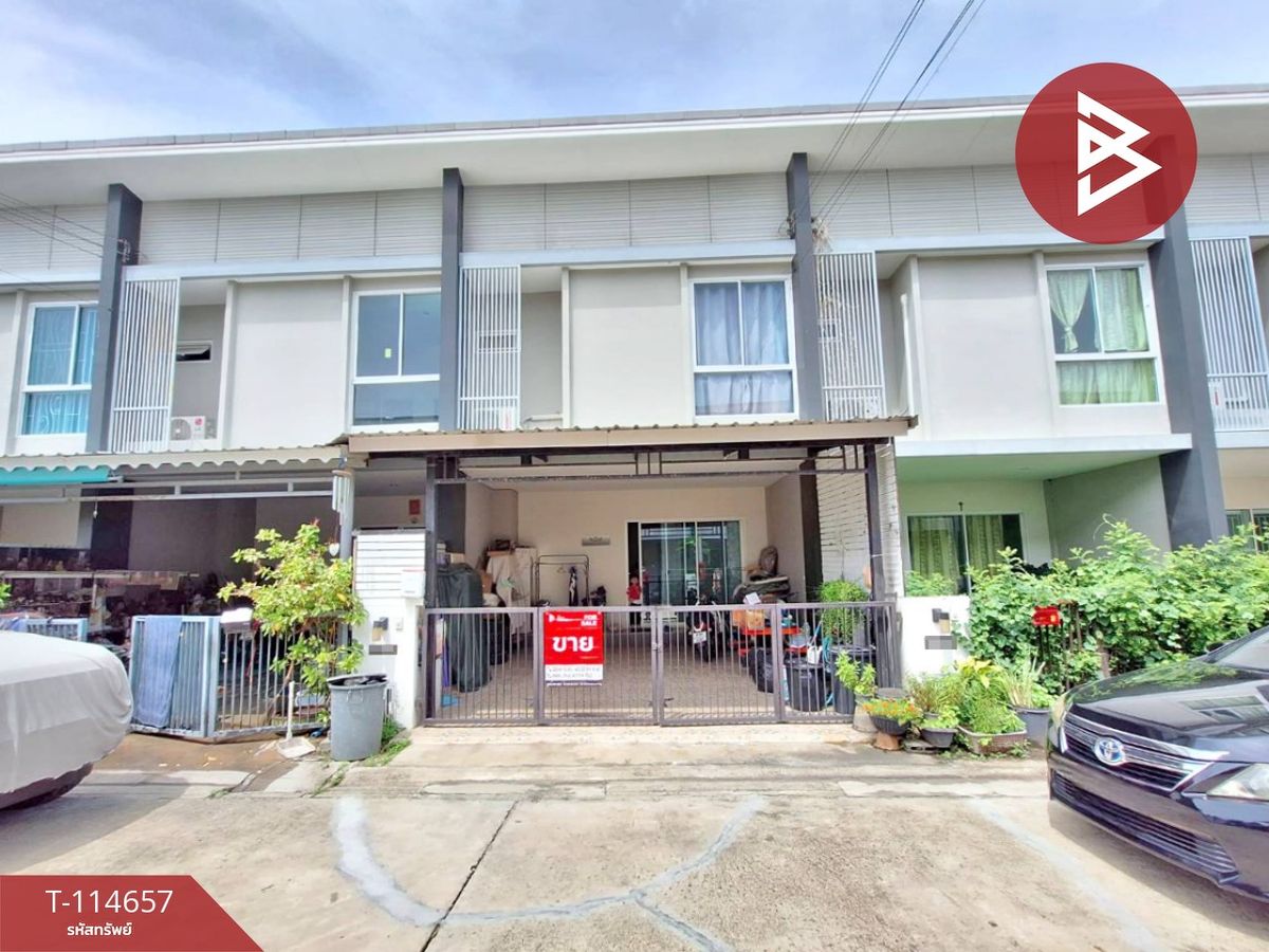 ขายทาวน์โฮมนนทบุรี บางใหญ่ บางบัวทอง : ขายทาวน์เฮ้าส์ หมู่บ้านธงสิริ 3 บ้านกล้วย-ไทรน้อย (Baan Thongsiri 3) นนทบุรี