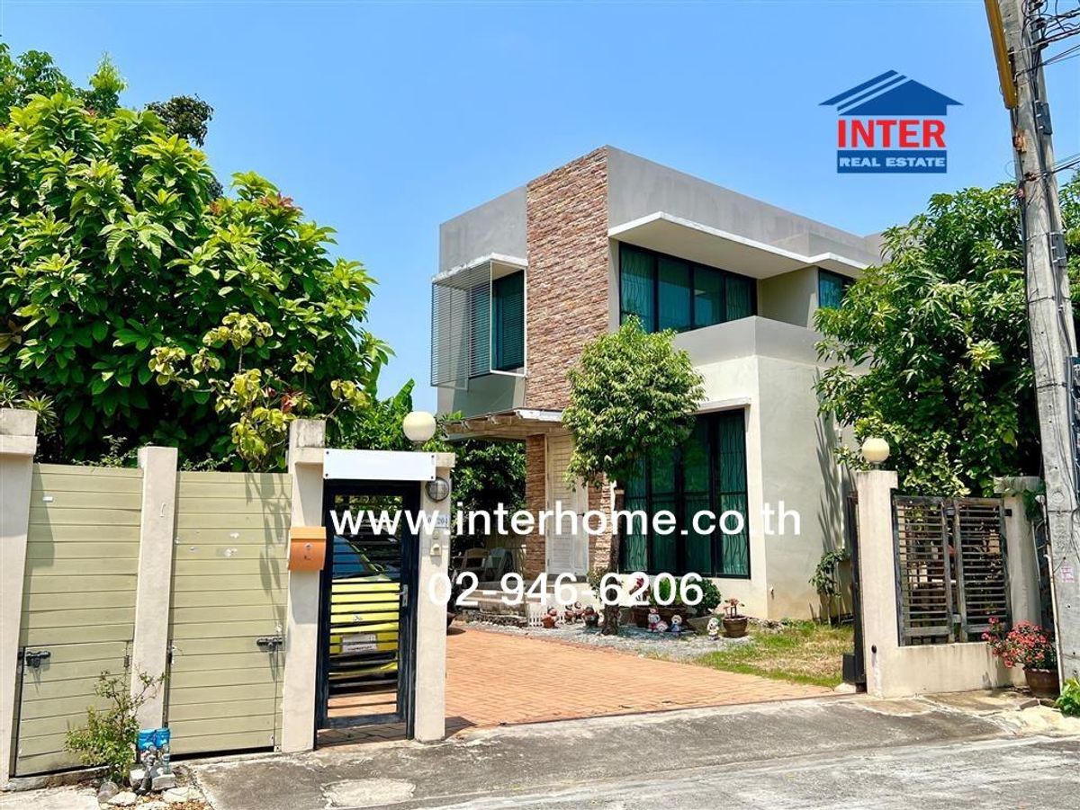 ขายบ้านสมุทรปราการ สำโรง : บ้านเดี่ยว 2 ชั้น 97.5 ตร.ว. หมู่บ้านร็อคการ์เด้น แอร์พอร์ต สุวรรณภูมิ เฟส1 ซอยหลวงแพ่ง4/1 ถนนหลวงแพ่ง บางเสาธง สมุทรปราการ