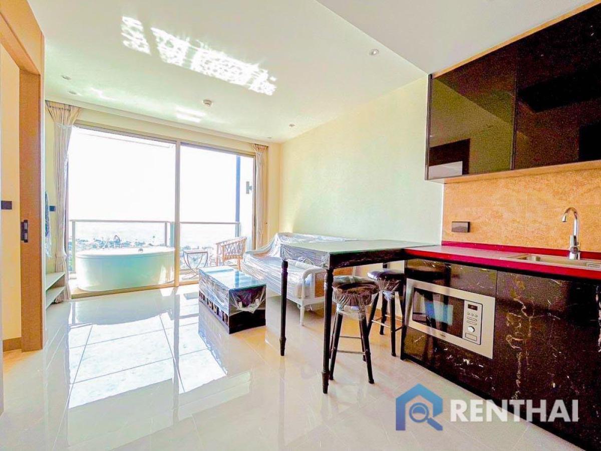 For SaleCondoPattaya, Bangsaen, Chonburi : Fully-Furnished 1bed Condo in Pattaya, The Riviera Ocean Drive - Pet-Friendly, 5.25 Mb