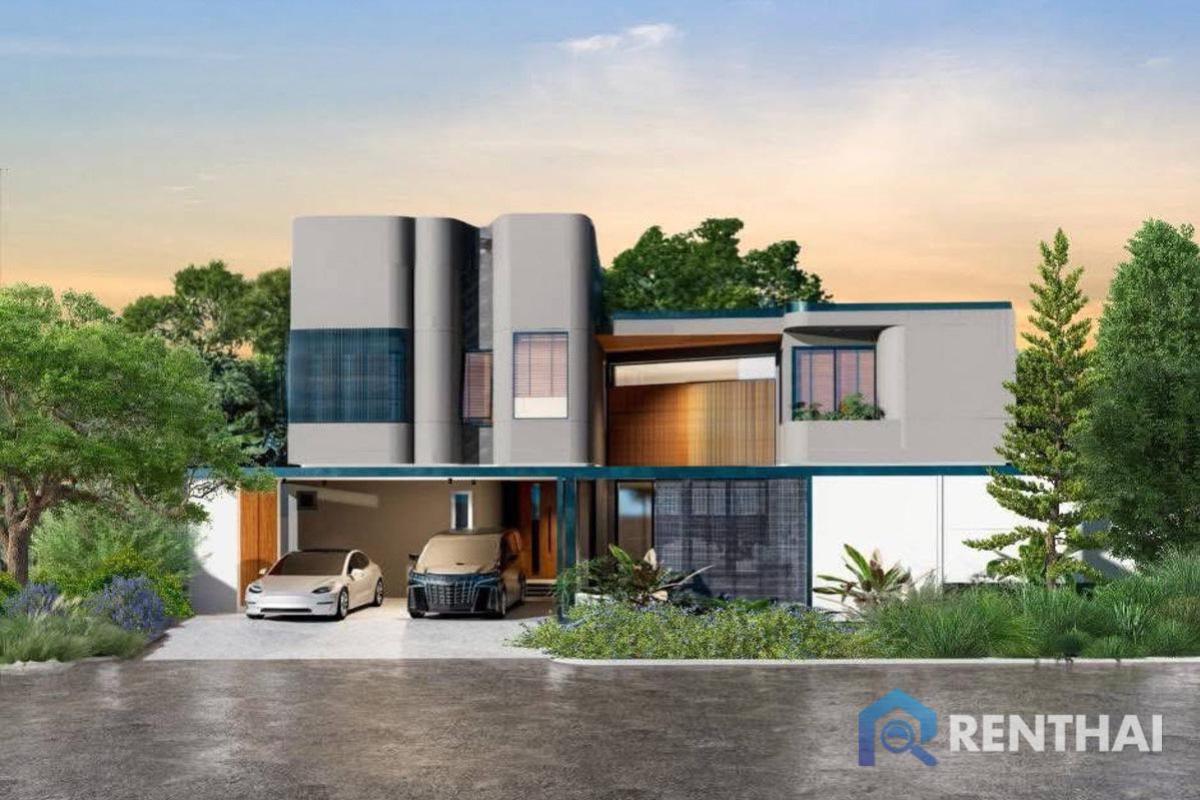 For SaleHousePattaya, Bangsaen, Chonburi : Pattaya’s new icon of elegance. With sleek architecture, spacious design.