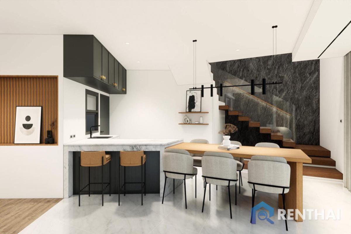 For SaleHousePattaya, Bangsaen, Chonburi : Pattaya’s new icon of elegance. With sleek architecture, spacious design.