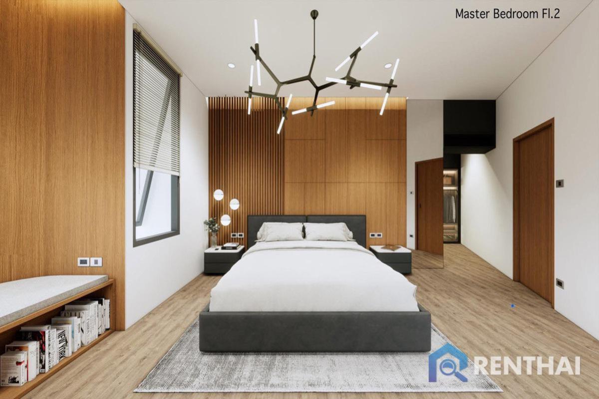 For SaleHousePattaya, Bangsaen, Chonburi : Pattaya’s new icon of elegance. With sleek architecture, spacious design.