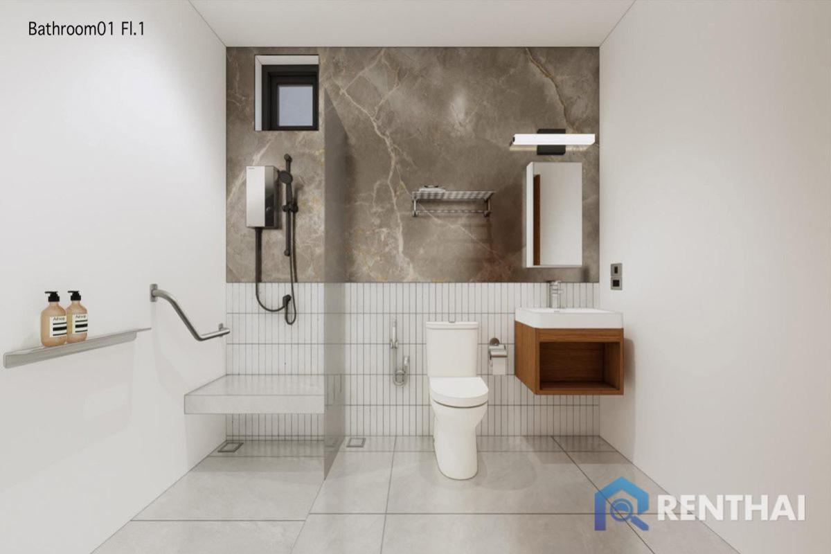 For SaleHousePattaya, Bangsaen, Chonburi : Pattaya’s new icon of elegance. With sleek architecture, spacious design.