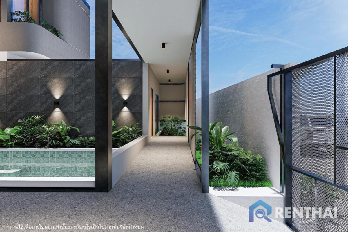 For SaleHousePattaya, Bangsaen, Chonburi : Pattaya’s new icon of elegance. With sleek architecture, spacious design.