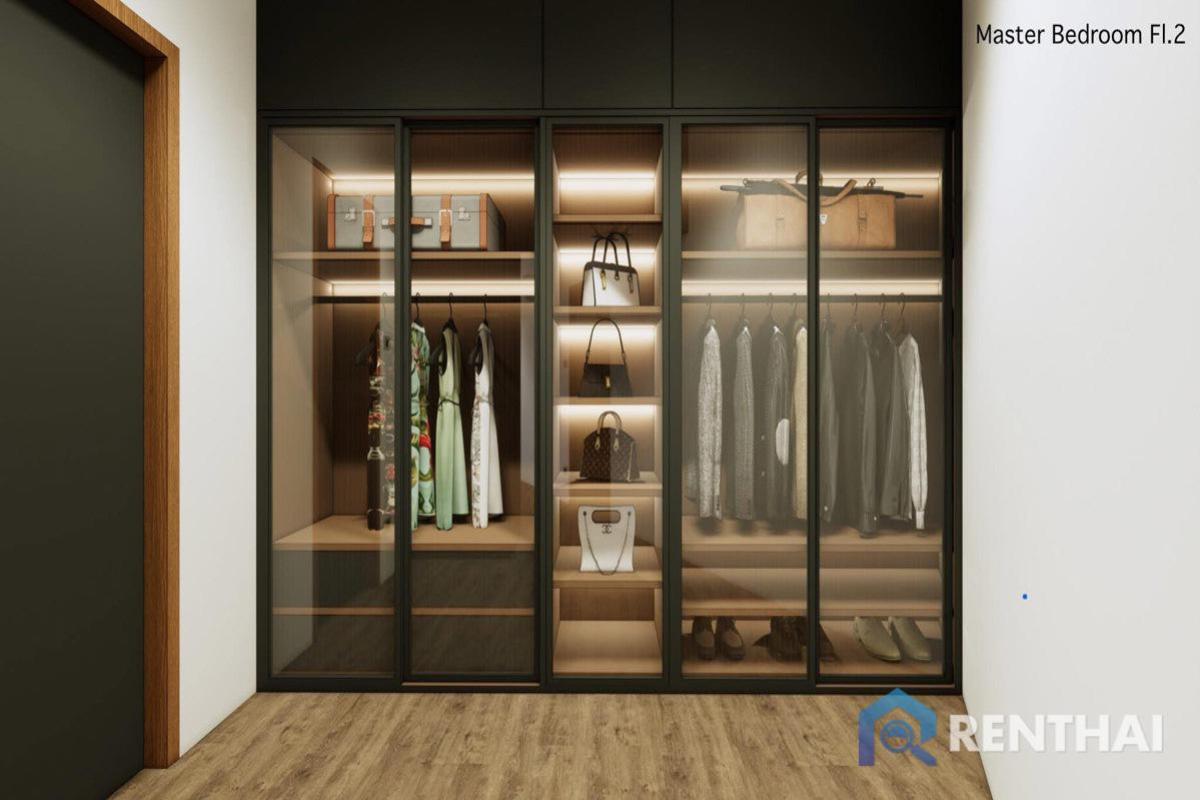 For SaleHousePattaya, Bangsaen, Chonburi : Pattaya’s new icon of elegance. With sleek architecture, spacious design.