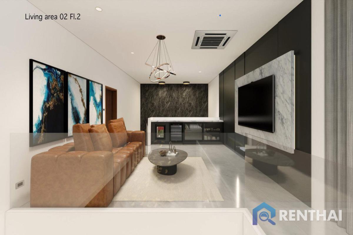 For SaleHousePattaya, Bangsaen, Chonburi : Pattaya’s new icon of elegance. With sleek architecture, spacious design.