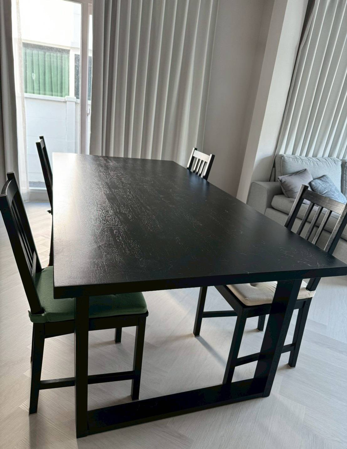 For RentHousePathum Thani,Rangsit, Thammasat : Large house type, 4 bedrooms, 3 bathrooms, full A/C and curtains. Furniture can be included or excluded.