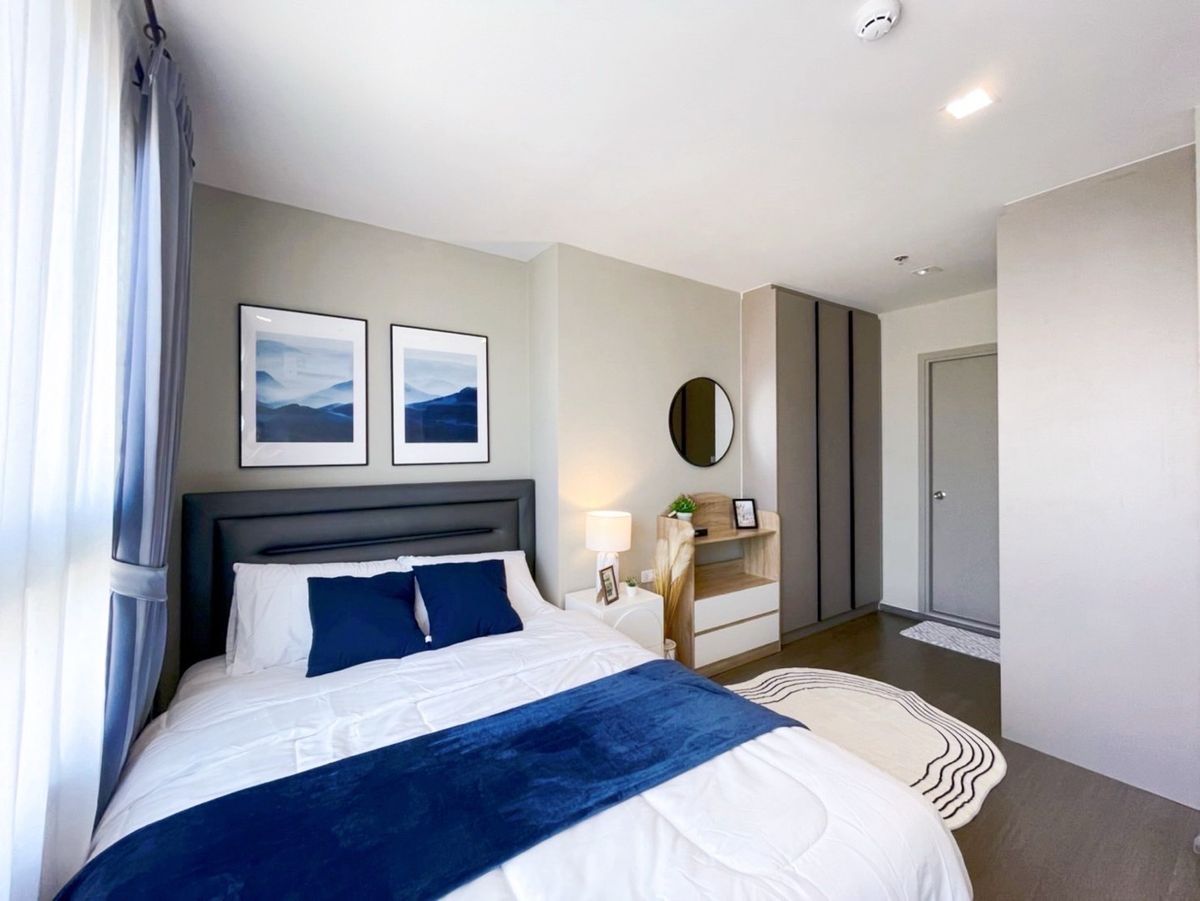 For RentCondoOnnut, Udomsuk : Rent a beautiful room IDO Sukhumvit 93 rooms, 1 bedroom, with a bathtub
