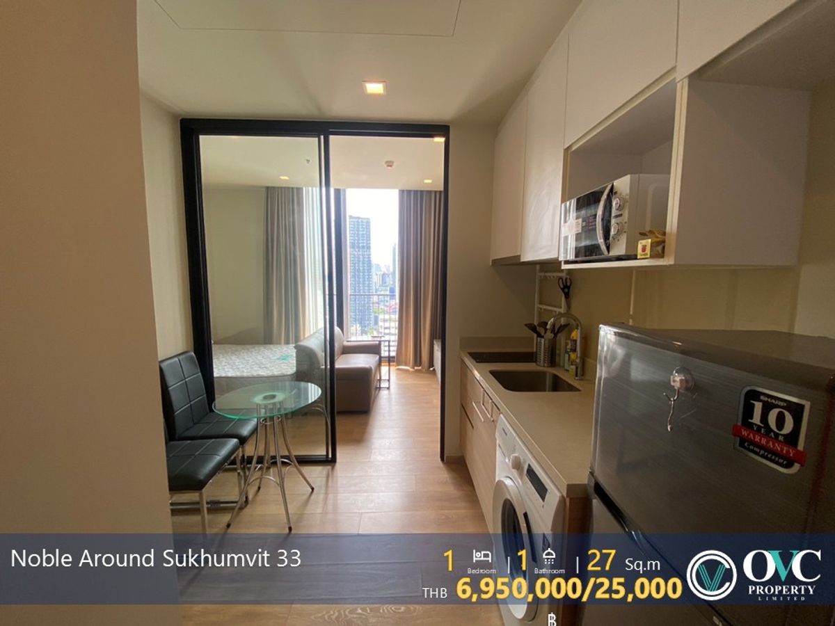 CondoSukhumvit, Asoke, Thonglor : Rent & amp; Sell ​​@ noble around sukhumvit 33 [BTS Phrom Phong]