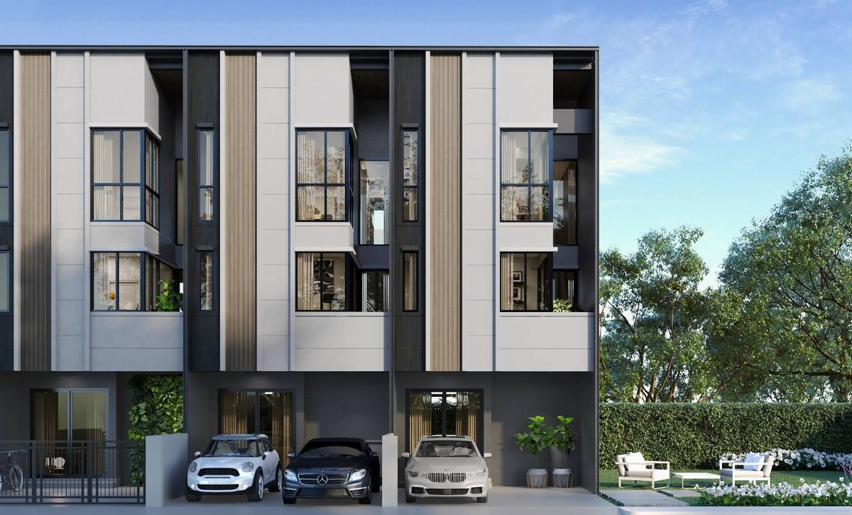ให้เช่าบ้านปทุมธานี รังสิต ธรรมศาสตร์ : ทาวน์โฮม ใหม่ ชั้น 3 ห้องนอน 3 ห้องน้ำ ติดแยกสวนสมเด็จ ใกล้สนามบิน