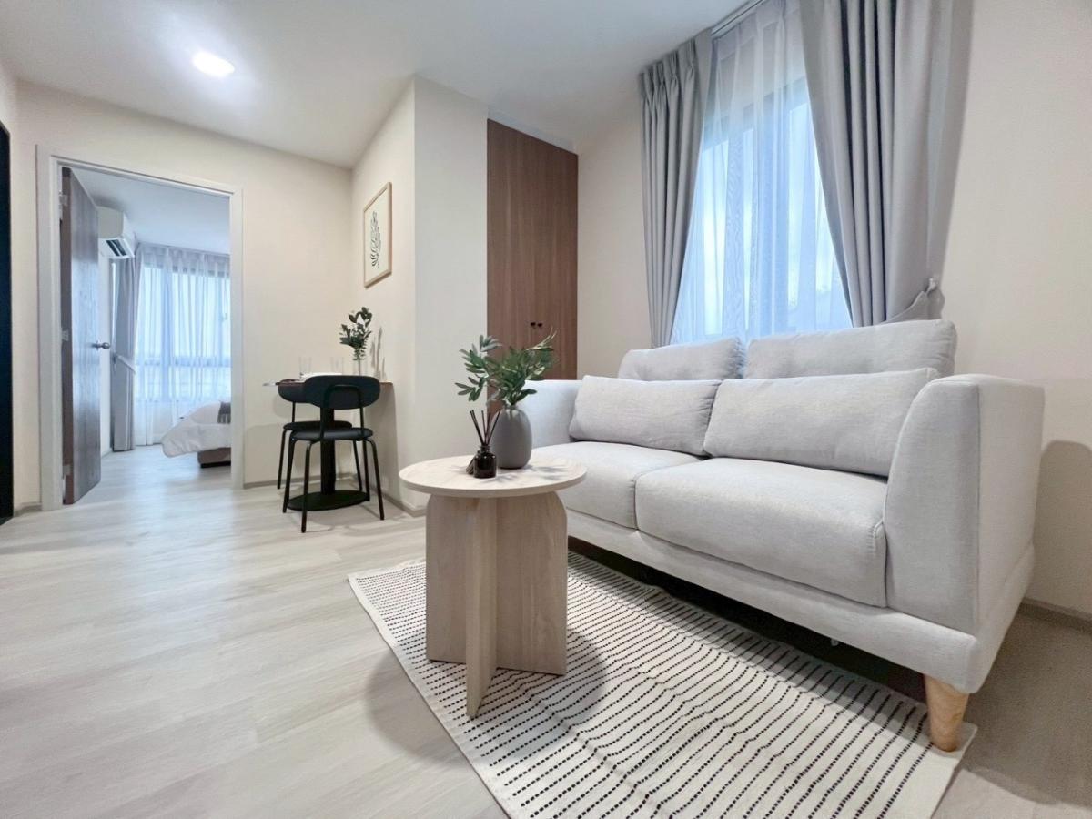 For RentCondoRatchadapisek, Huaikwang, Suttisan : 🔥For urgent rent🔥 Belgaria Ratchada 17, beautiful room, fully furnished, ready to move in❗