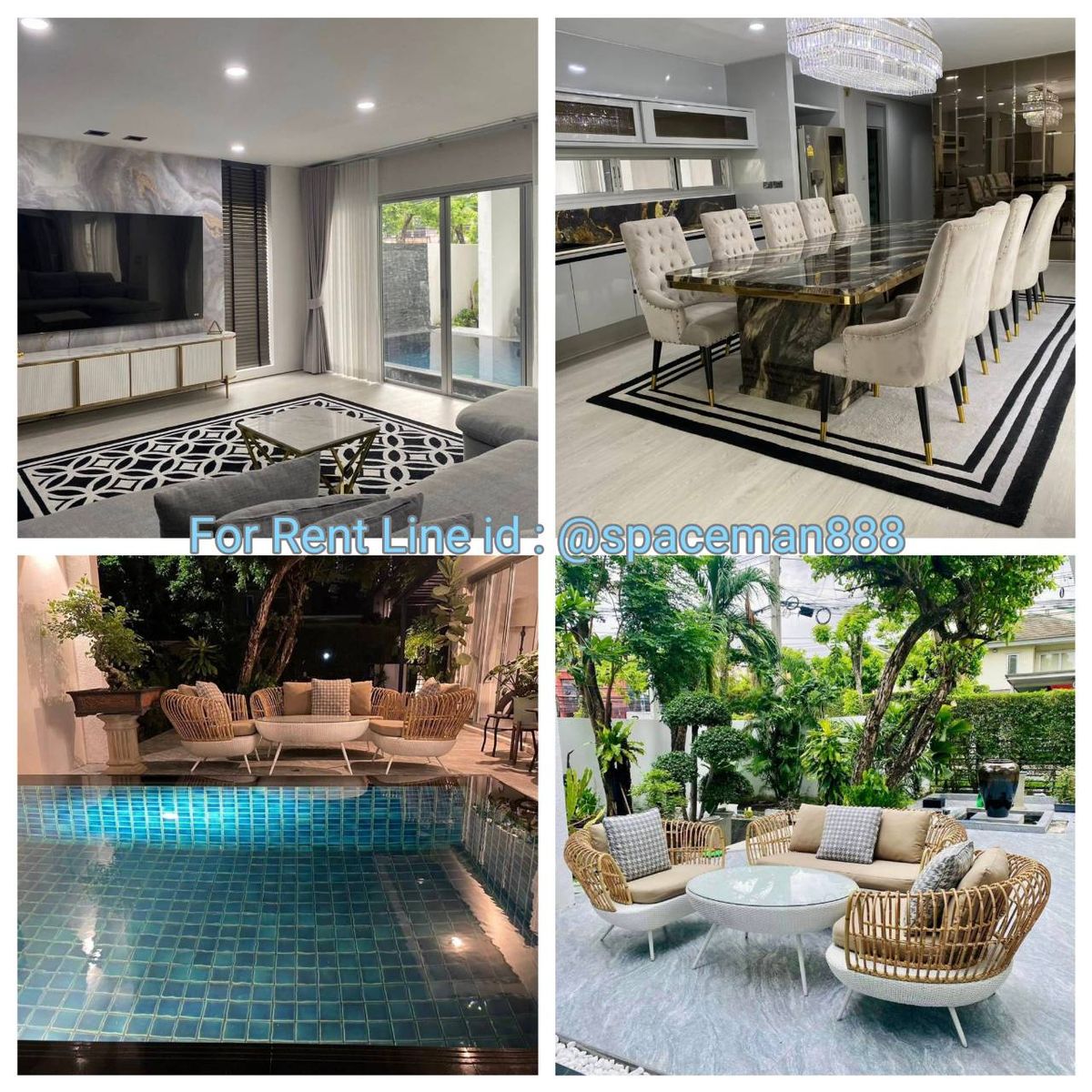 ให้เช่าบ้านพัฒนาการ ศรีนครินทร์ : 🏡🏊‍♂️😊 เช่าบ้านโครงการ โนเบิลทารา  พัฒนาการ ตกแต่งสวยหรู มีสระว่ายน้ำส่วนตัว บ้านหลังมุม ใกล้รถไฟฟ้าเพียง 400 เมตร