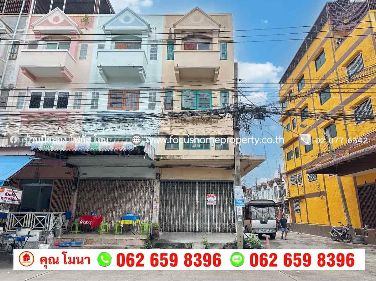 ขายอาคารพาณิชย์บางแค เพชรเกษม : ขาย อาคารพาณิชย์ 3 ชั้นครึ่ง หลังมุม กาญจนาภิเษก ซอย 5