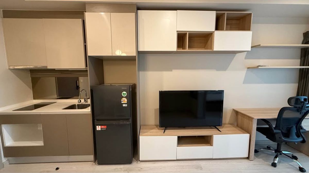 ให้เช่าคอนโดพระราม 9 เพชรบุรีตัดใหม่ RCA : ⭐️ IDEO Rama 9 - Asoke ⭐️ 1 Bed  34.27 ตรม ห้องแต่งพร้อมอยู่  มีเครื่องใช้ไฟฟ้าครบ