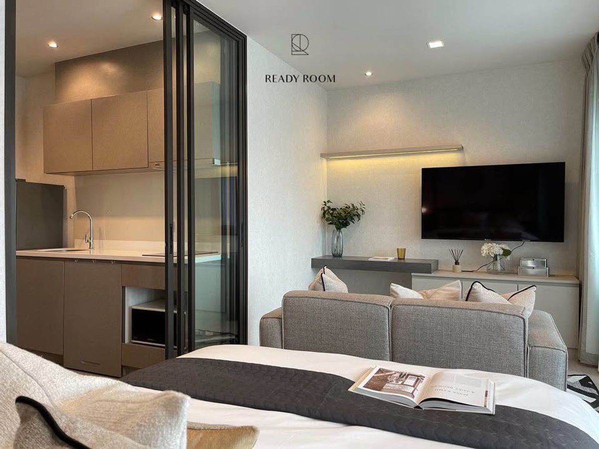 CondoRama9, Petchburi, RCA : For Rent & Amp; SALES 🚩 Life Asoke Rama 9 🛌 1 studio 28 SQ.M.🚇near mrt. Rama 9