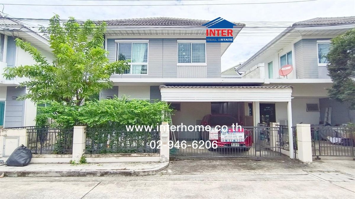 ขายแจ้งวัฒนะ เมืองทอง : บ้านเเฝด 2 ชั้น 35.8 ตร.ว. หมู่บ้านเดอะวิลล่ารัตนาธิเบศร์ ซอยท่าอิฐ-ไทรม้า ถนนรัตนาธิเบศร์ ปากเกร็ด นนทบุรี