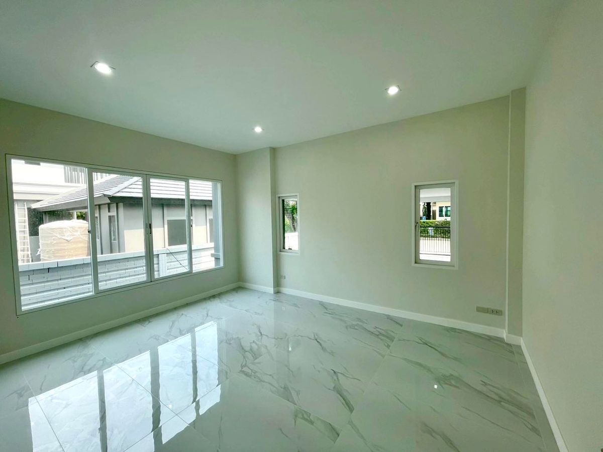 For SaleHouseMahachai Samut Sakhon : Nusasiri City Rama 2 /4 Bedrooms (Sale), Nusasiri City Rama 2 /4 Bedrooms (For Sale) Ping003