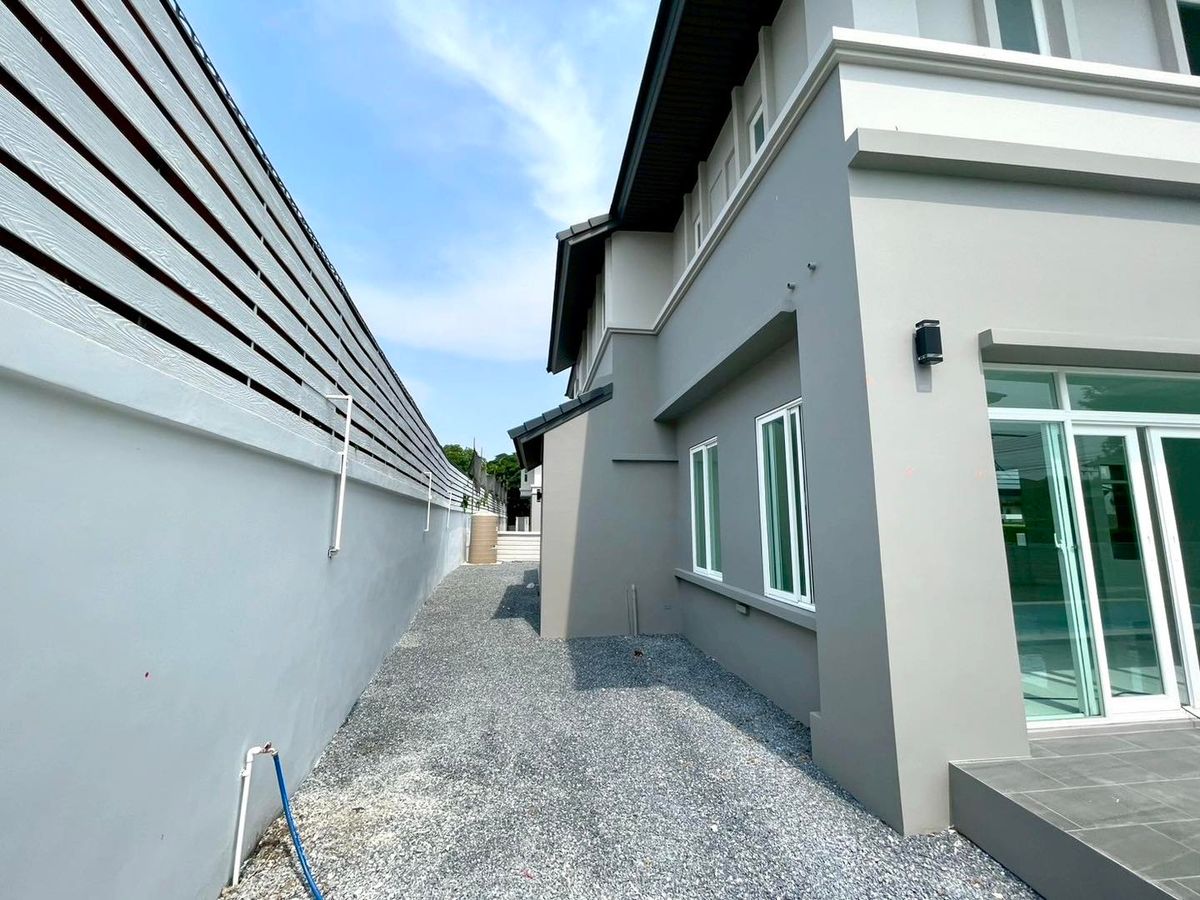 For SaleHouseMahachai Samut Sakhon : Nusasiri City Rama 2 /4 Bedrooms (Sale), Nusasiri City Rama 2 /4 Bedrooms (For Sale) Ping003