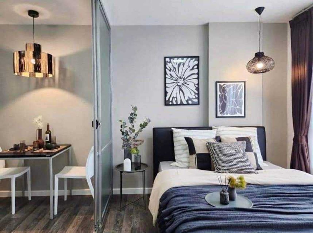 For SaleCondoBangna, Bearing, Lasalle : S-DSK107  For sale, D condo Sukhumvit 109, Floor 6, building A, 30 sqm. 1 bed 1 bath 1.59 million 064-959-8900