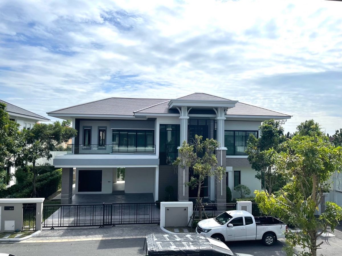ให้เช่าบ้านเอกชัย บางบอน : ให้เช่าบ้านเดี่ยวหรู🔥The Pavilla (Private Residences) Bangbon 3🔥2ชั้น🔥120ตรว🔥485ตรม🔥4Bed🔥มีอ่างจากุซซี่🔥สระว่ายน้ำส่วนตัว🔥เฟอร์จัดเต็ม🔥พร้อมอยู่🔥 R236-1