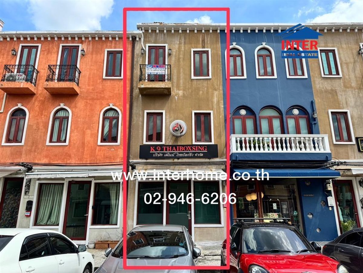 ขายอาคารพาณิชย์นวมินทร์ รามอินทรา : อาคารพาณิชย์ 3 ชั้น 19.8 ตร.ว. โครงการเวนิสดีไอริส วัชรพล ซอยวัชรพล2/7 ถนนพหลโยธิน ถนนวัชรพล เขตบางเขน กรุงเทพมหานคร