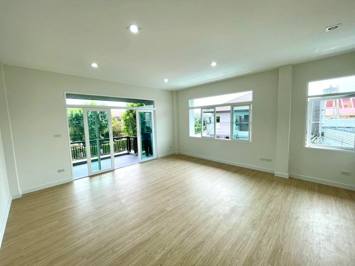 For SaleHouseMahachai Samut Sakhon : Nusasiri City Rama 2 /4 Bedrooms (Sale), Nusasiri City Rama 2 /4 Bedrooms (For Sale) Ping003