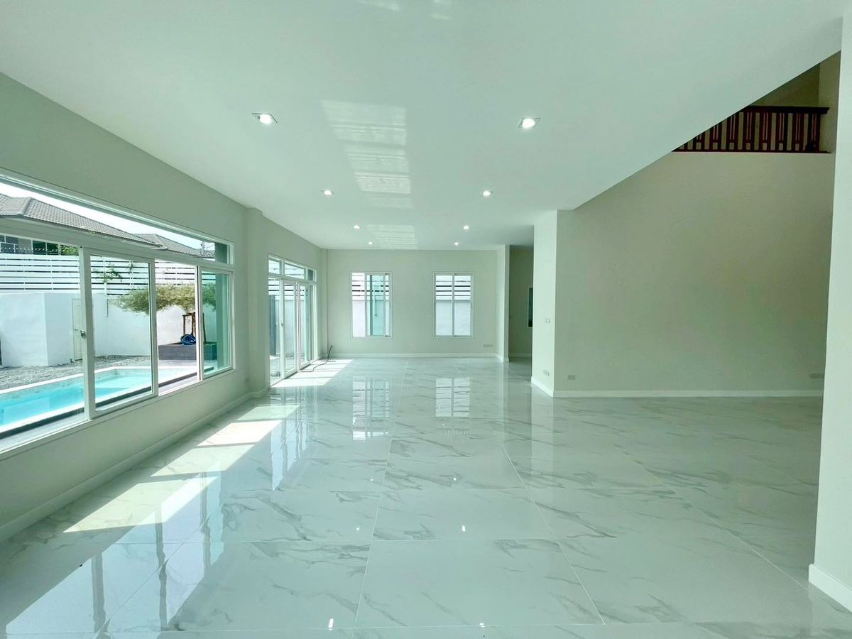 For SaleHouseMahachai Samut Sakhon : Nusasiri City Rama 2 /4 Bedrooms (Sale), Nusasiri City Rama 2 /4 Bedrooms (For Sale) Ping003