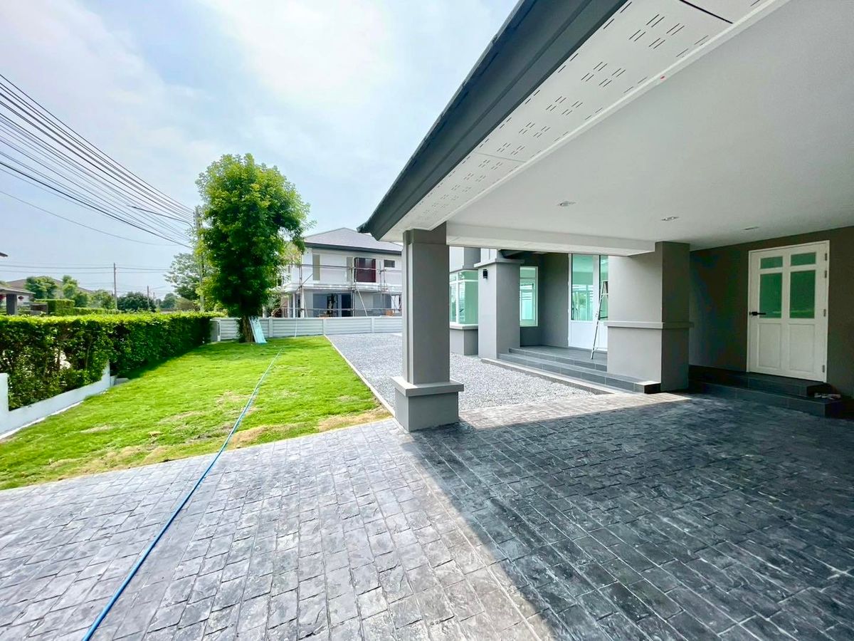 For SaleHouseMahachai Samut Sakhon : Nusasiri City Rama 2 /4 Bedrooms (Sale), Nusasiri City Rama 2 /4 Bedrooms (For Sale) Ping003